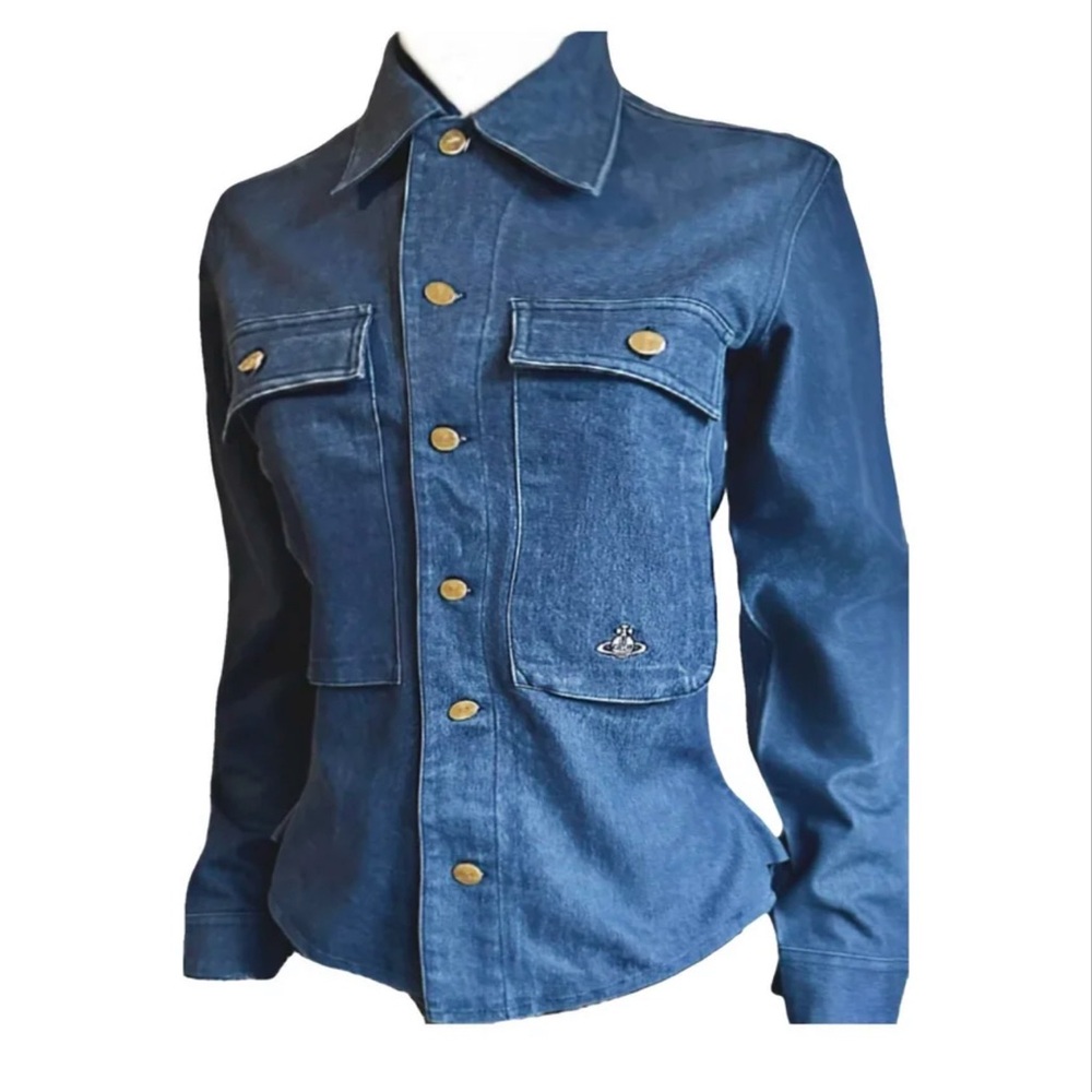 Vivienne Westwood Gold Label vintage denim jacket, mid 90s, Made in England